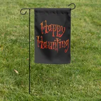 Happy Haunting Garden Flag