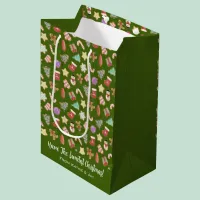 Cute Holiday Cookies Medium Gift Bag