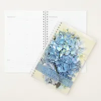 Blue Hydrangea Flowers Planner