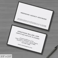 Professional Minimalist  Business Card