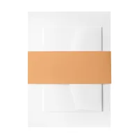 Orange Invitation Belly Band