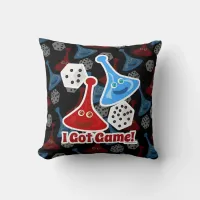 I Got Game Epic Tabletop Gamer Design Throw Pillow