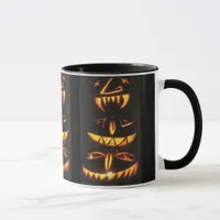 Happy Jack o'Lantern Faces Mug