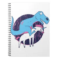 Trex Riding Unicorn Notebook