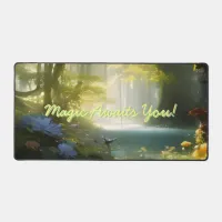 Magic Awaits You! Fairytale Forest customize Desk Mat