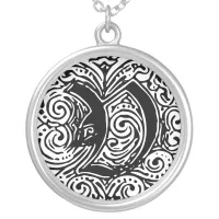 Monarchia "V" Silver Plated Necklace