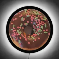 Chocolate Donut with Sprinkles LED Sign