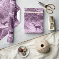 Purple Christmas Pattern#13 ID1009 Wrapping Paper