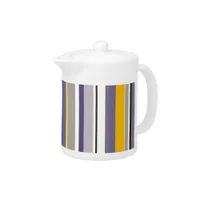 Modern New Season Stripes Teapot