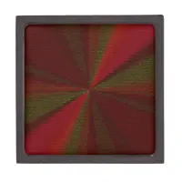 Circular Gradient Patchwork Red to Green Gift Box