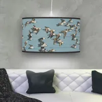 Sanderlings Take Flight in the Winter Skies Hanging Lamp