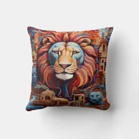 "Afrofuturism: Vibrant Dreams of Heritage" Throw Pillow