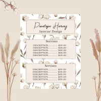 Greenery Watercolor Pink Blush Interior Design Plaque