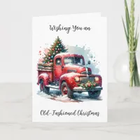 Wishing You an Old-Fashioned Christmas Card