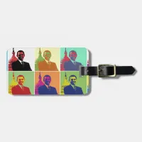 President Obama Pop Art Luggage Tag