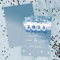 Winter Wonderland Party Balloons New Year's Eve  Invitation