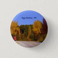 Egg Harbor, WI Fall Season with Trolley Car Button