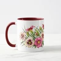 Red Daylily Bouquet Mug