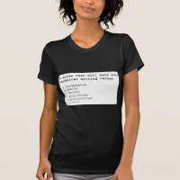 Technical Writer T-Shirt