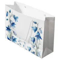 Elegant Bluebells Flowers  Large Gift Bag