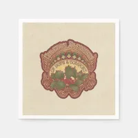 Christmas and Yule Blessings Holiday Napkins