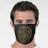 Triple Celtic Knot Swirl Mandala Face Mask