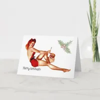 Naughty Christmas Holiday Card