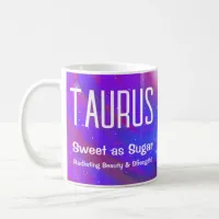 Taurus Star Sign Colorful Galaxy Zodiac Gift Coffee Mug