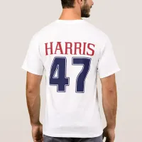 Harris 47 Sports Number Kamala for President 2024 T-Shirt