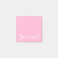 You Can Do It Pretty Pink Post-it Notes