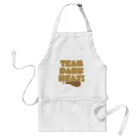 Team Dark Meat Funny Thanksgiving Logo Adult Apron