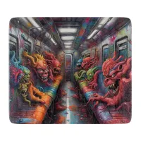 Train full of Demons and lost Souls Cutting Board