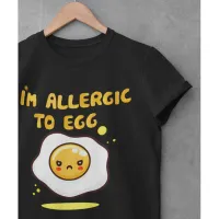 Allergic to egg eggs allergy awareness T-Shirt