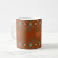 Southwest Bobcat Petroglyphs Coffee Mug