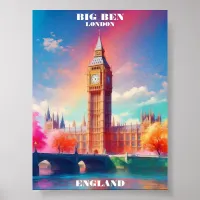 London Big Ben England Poster