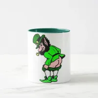 Mooning Leprechaun Mug