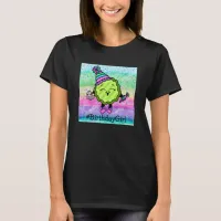 Birthday Pickle | Pink and Purple Birthday Hat   T-Shirt