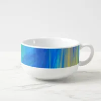 Abstract Art Brushstrokes Soup Mug