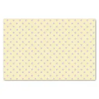 Yellow Purple Star Cute Hand Drawn Watercolor Tissue Paper