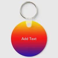 Spectrum of Horizontal Colors -1 Keychain