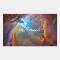 Orion Nebula Space Galaxy Rectangular Sticker