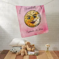 Over the Moon Baby Shower Celebration Baby Blanket