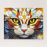 Cat Mosaic Stained Glass Designer Puzzle 