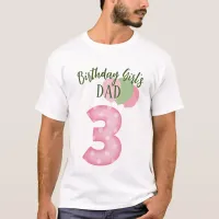 3 Year Old Birthday Party Kitten Theme T-Shirt