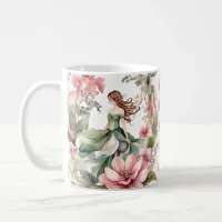 Fairy in Botanical Frame Mug