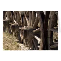 Sepia Country Wagon Wheels