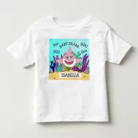 Personalized Baby Shark Baby's Toddler T-shirt