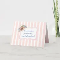 Great Grandma Announcement Card