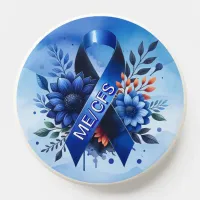 Myalgic Encephalomyelitis ME/CFS Awareness Ribbon PopSocket