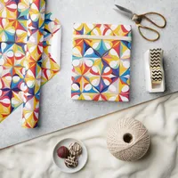 Bauhaus Geometric Abstract Pattern#3 ID1068 Wrapping Paper